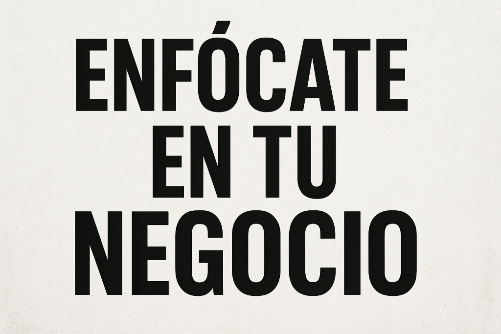 Tu negocio no compite con otros negocios