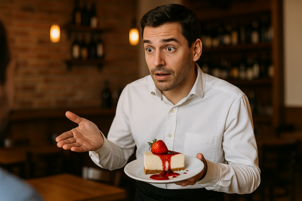 ¿Te imaginas a un camarero vendiéndote el postre sin saber si te gustan los dulces?