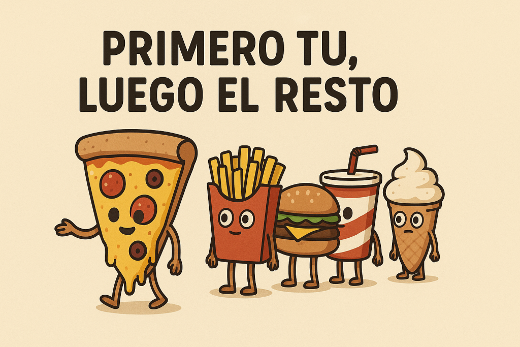 Primero tú, luego el resto