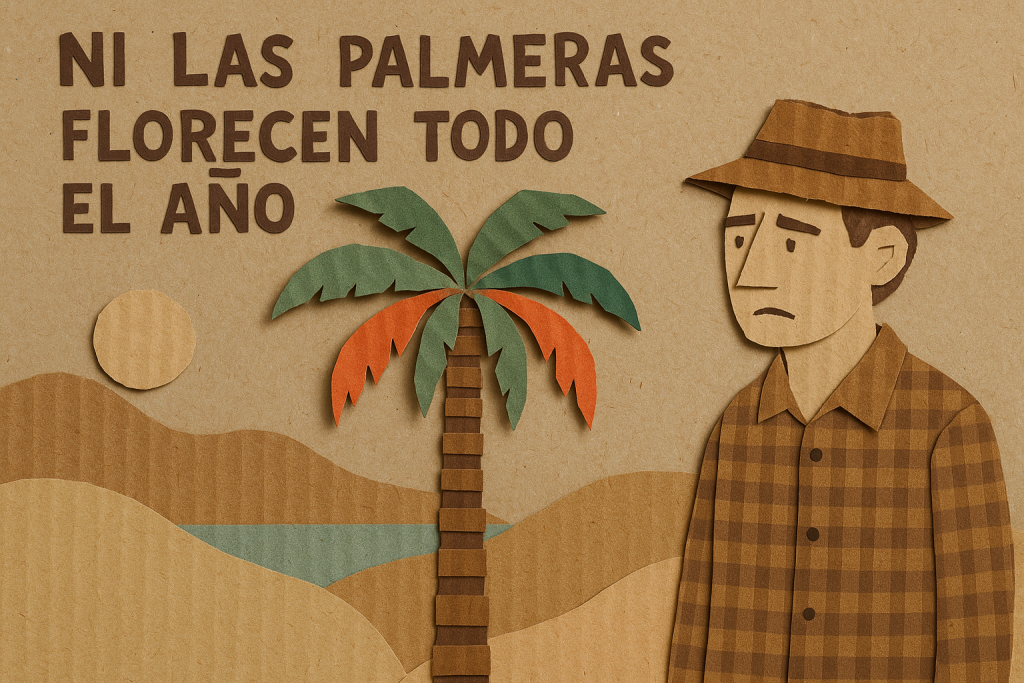 Ni las palmeras florecen todo el año