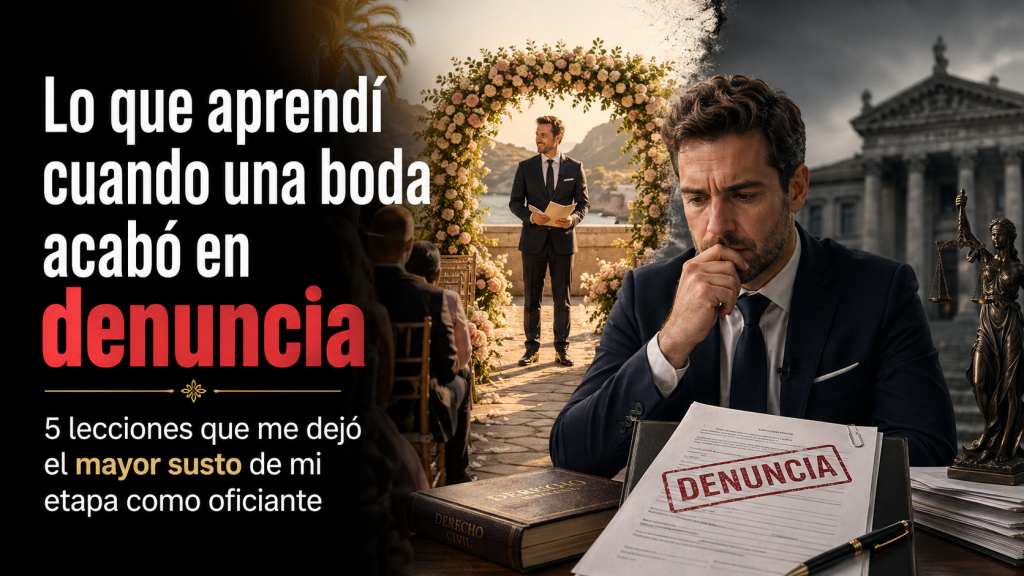 Lo que aprendí cuando una boda acabó en denuncia