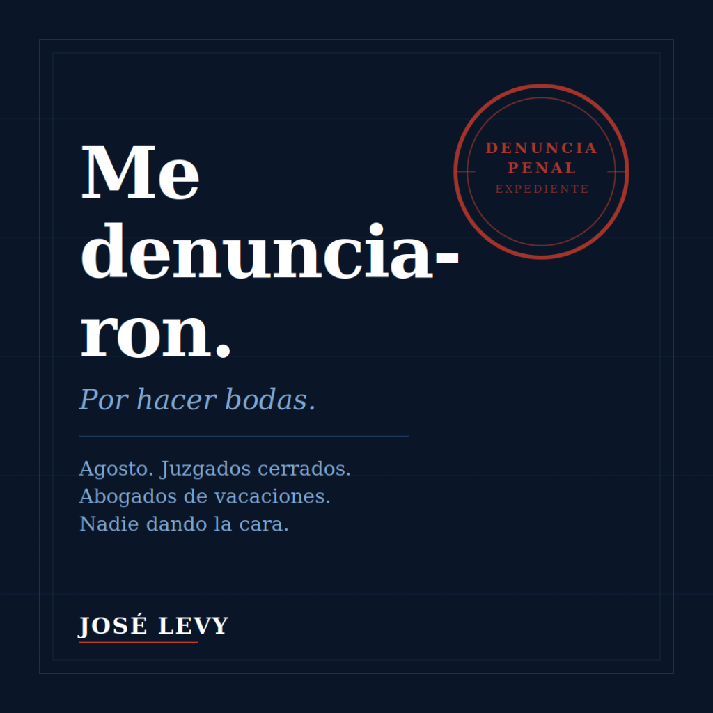 Me denunciaron por suplantación de identidad